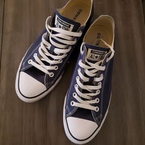 Blue Converse Sneakers.